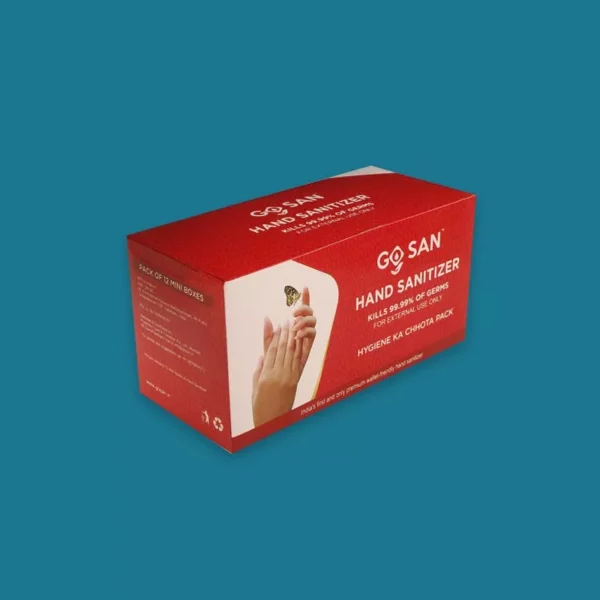 Custom Sanitizer Packaging Boxes